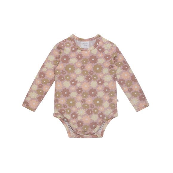 Kynd Baby Long Sleeve Comfy Bodysuit Bold Floral