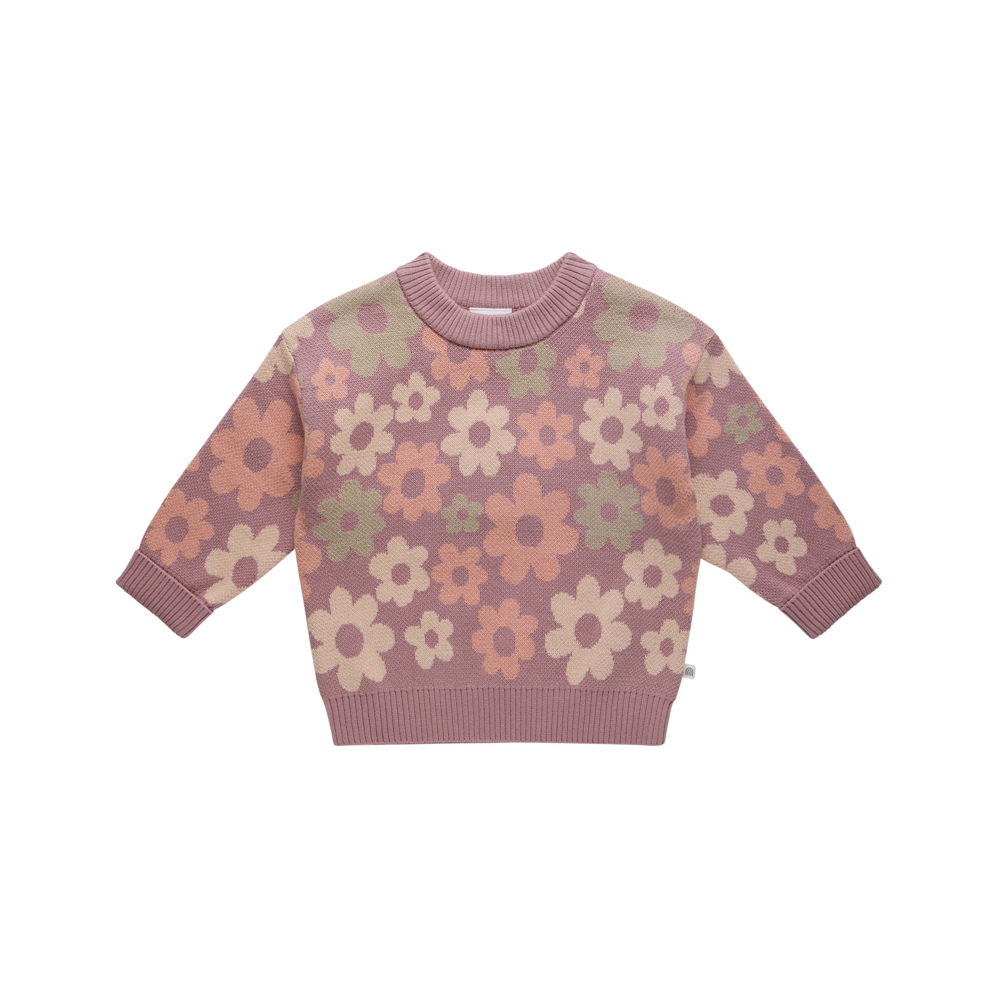 Kynd Baby Knit Jumper Bold Floral Size 0