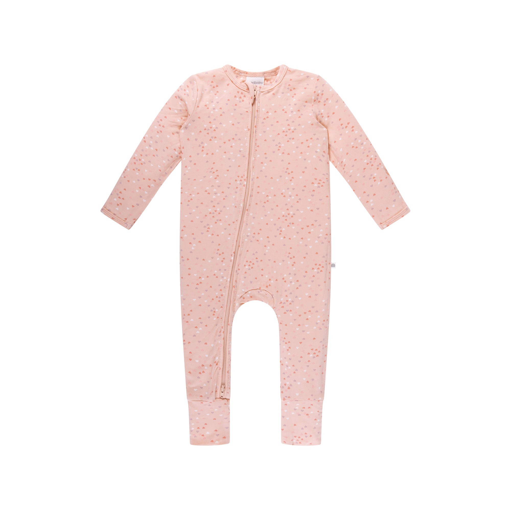 Kynd Baby Day Or Night Onesie Pink Heart Size 00