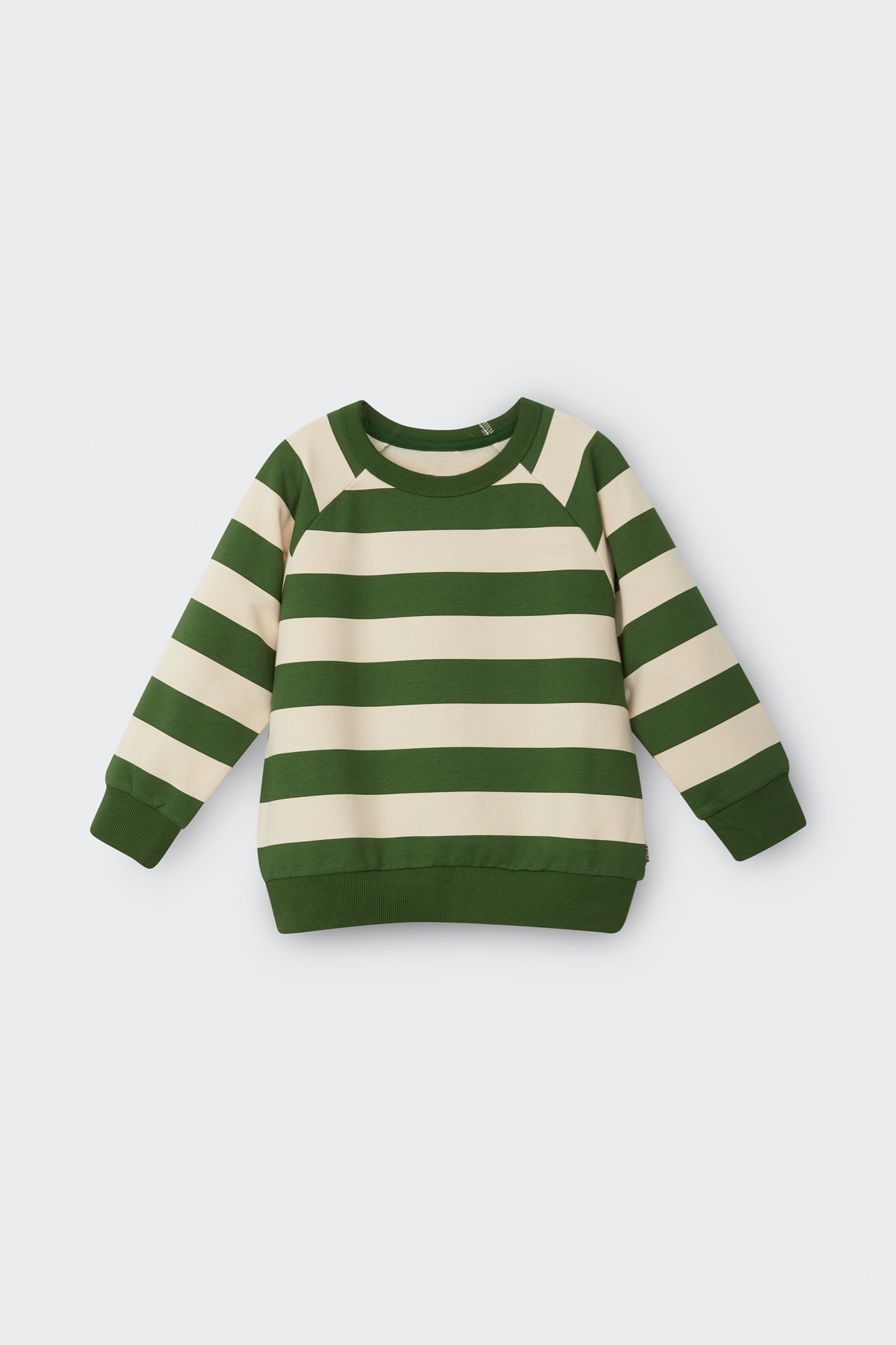 Bonds Pullover Horizontal Rugby Stripes Green Size 3