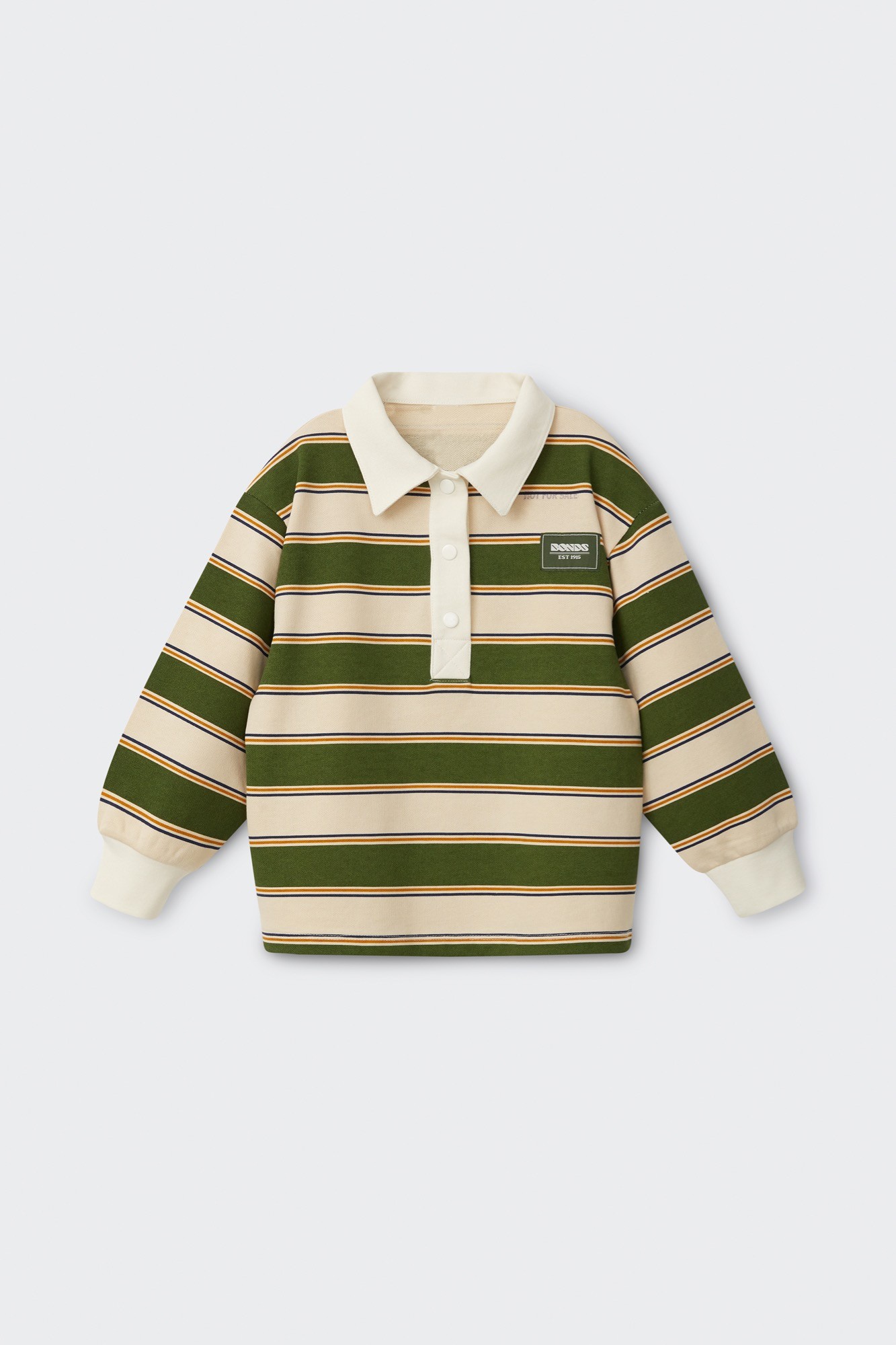 Bonds Pullover Retro Rugby Stripe Forest Moss Size 3