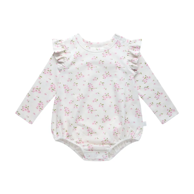 Bilbi Marigold Bubble Bodysuit Ditsy Floral Size