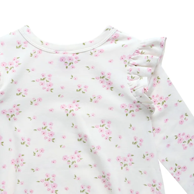 Bilbi Marigold Bubble Bodysuit Ditsy Floral Size