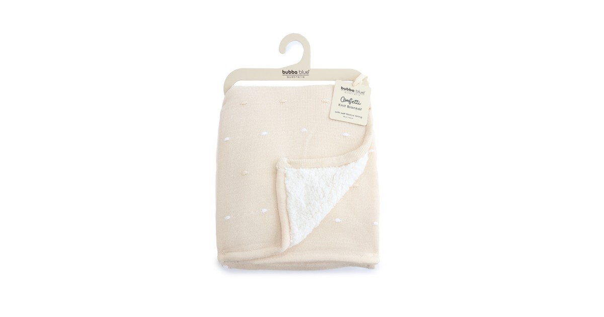 Bubba Blue Confetti Blanket Sand | Baby Bunting AU