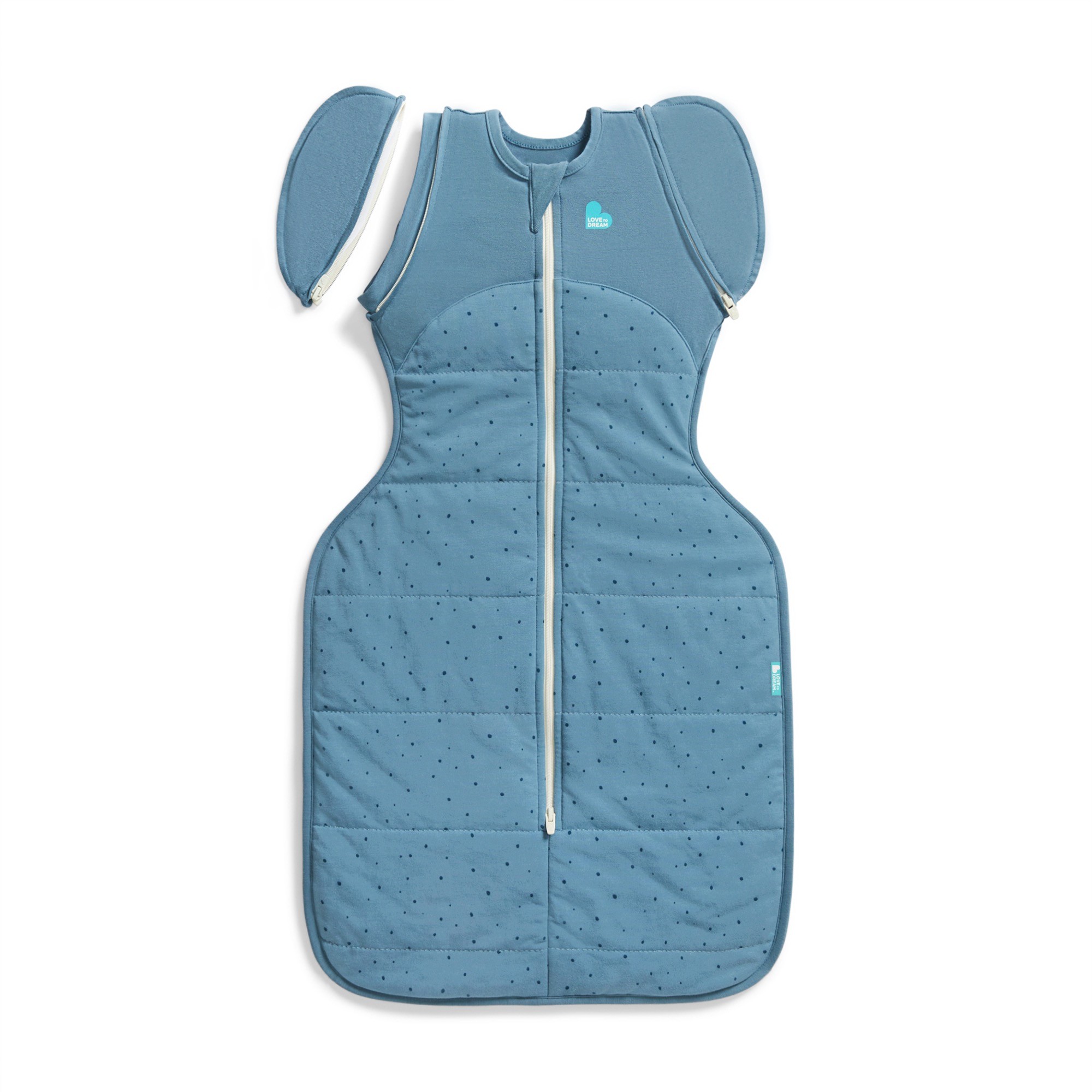 Love To Dream Transition Bag 2.5 Tog Pebbles Storm Blue Size Large