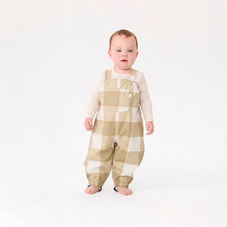Bilbi Splash Coverall Caramel Gingham
