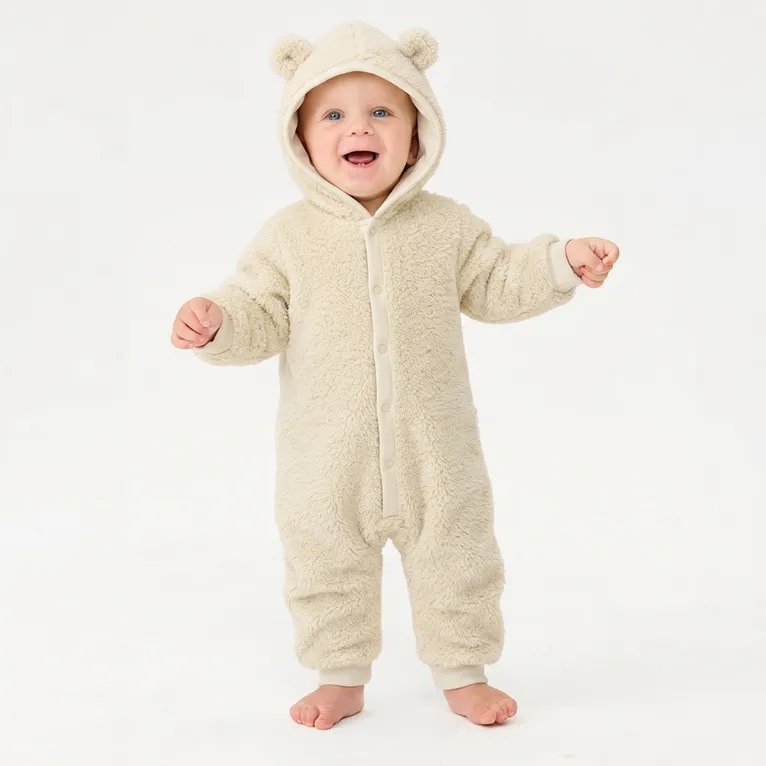 Bilbi Bear Suit Ecru