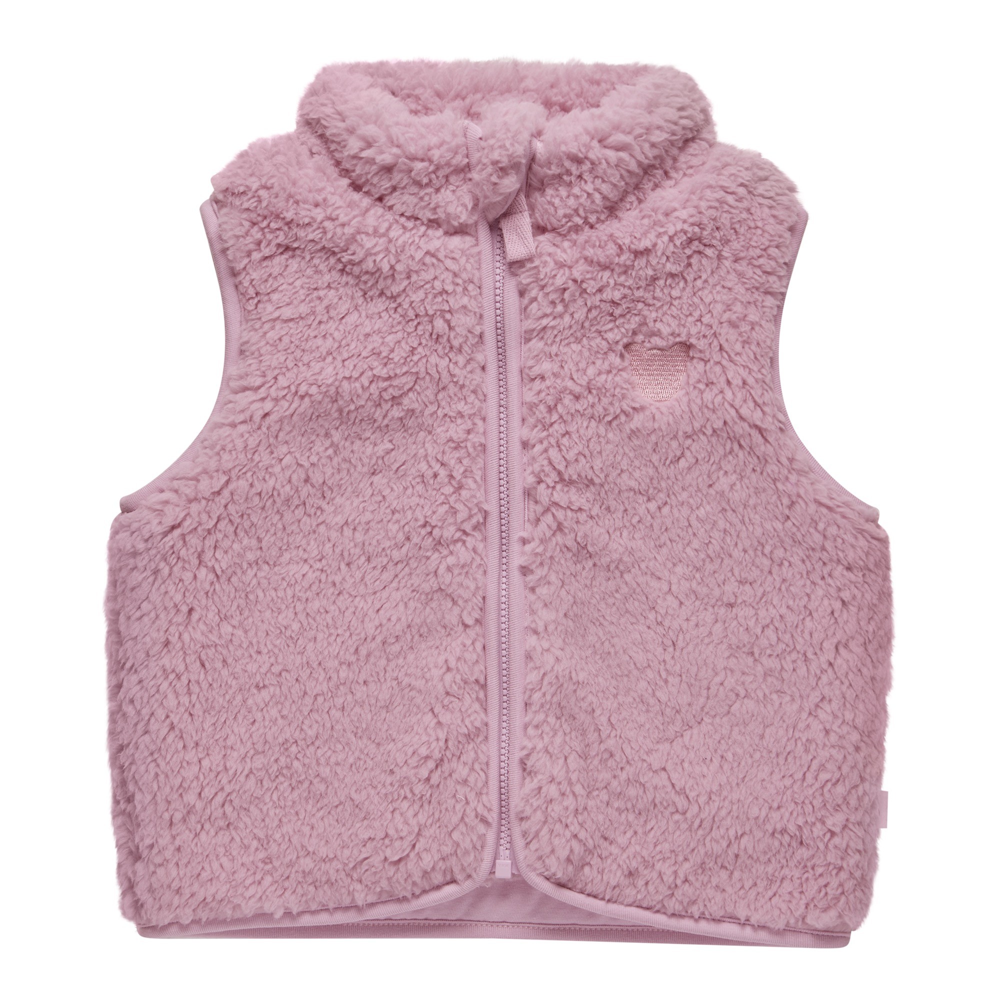 Bilbi Sherpa Vest Dusty Lilac Size 0