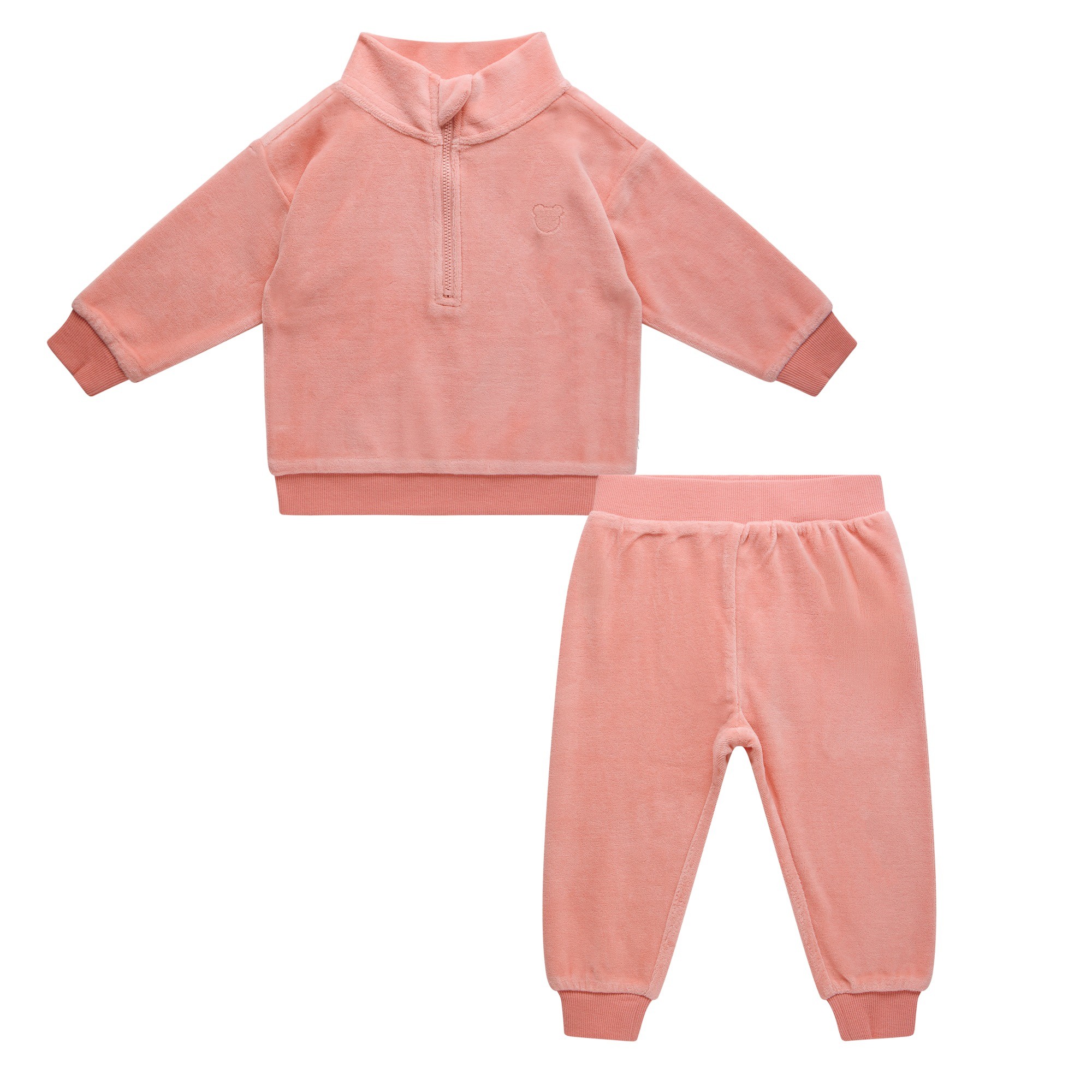Bilbi Half Zip Track Suit Set Rose Size 0