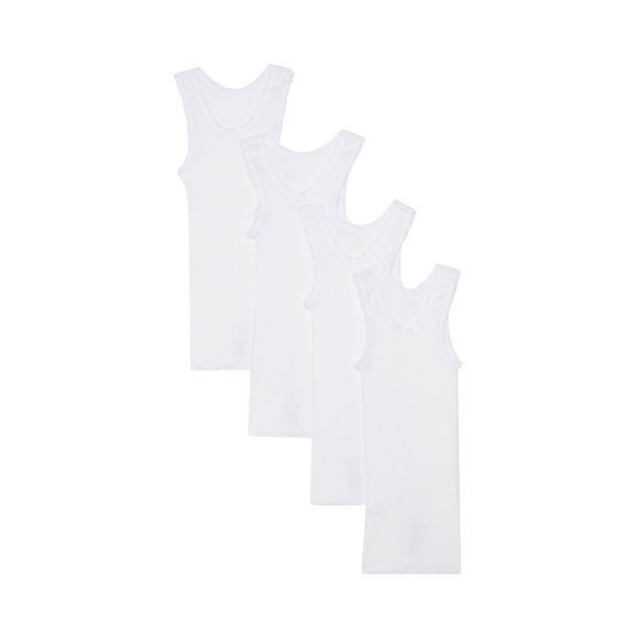 Bonds Vest 4 Pack White