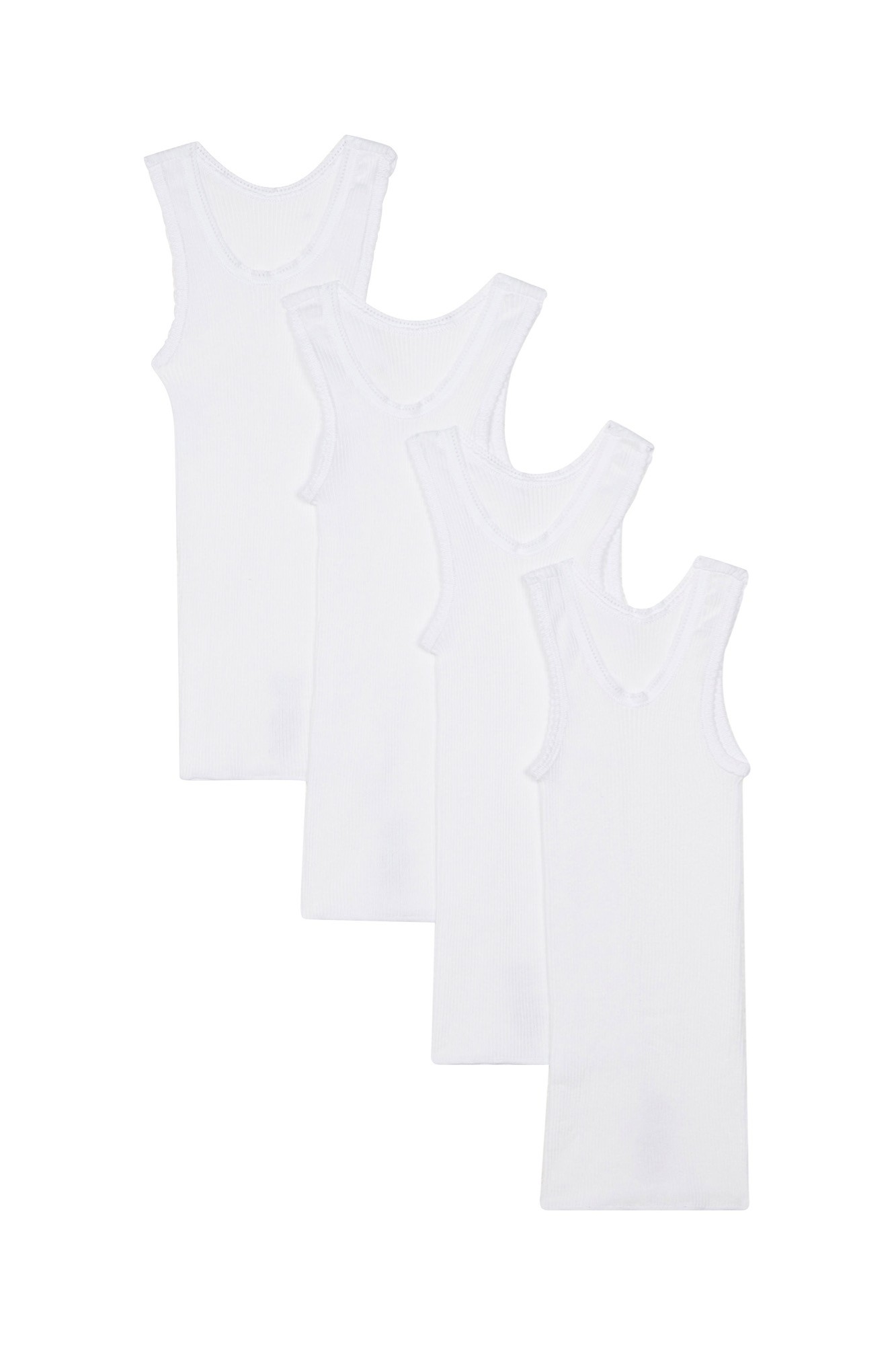 Bonds Vest 4 Pack White Size 0