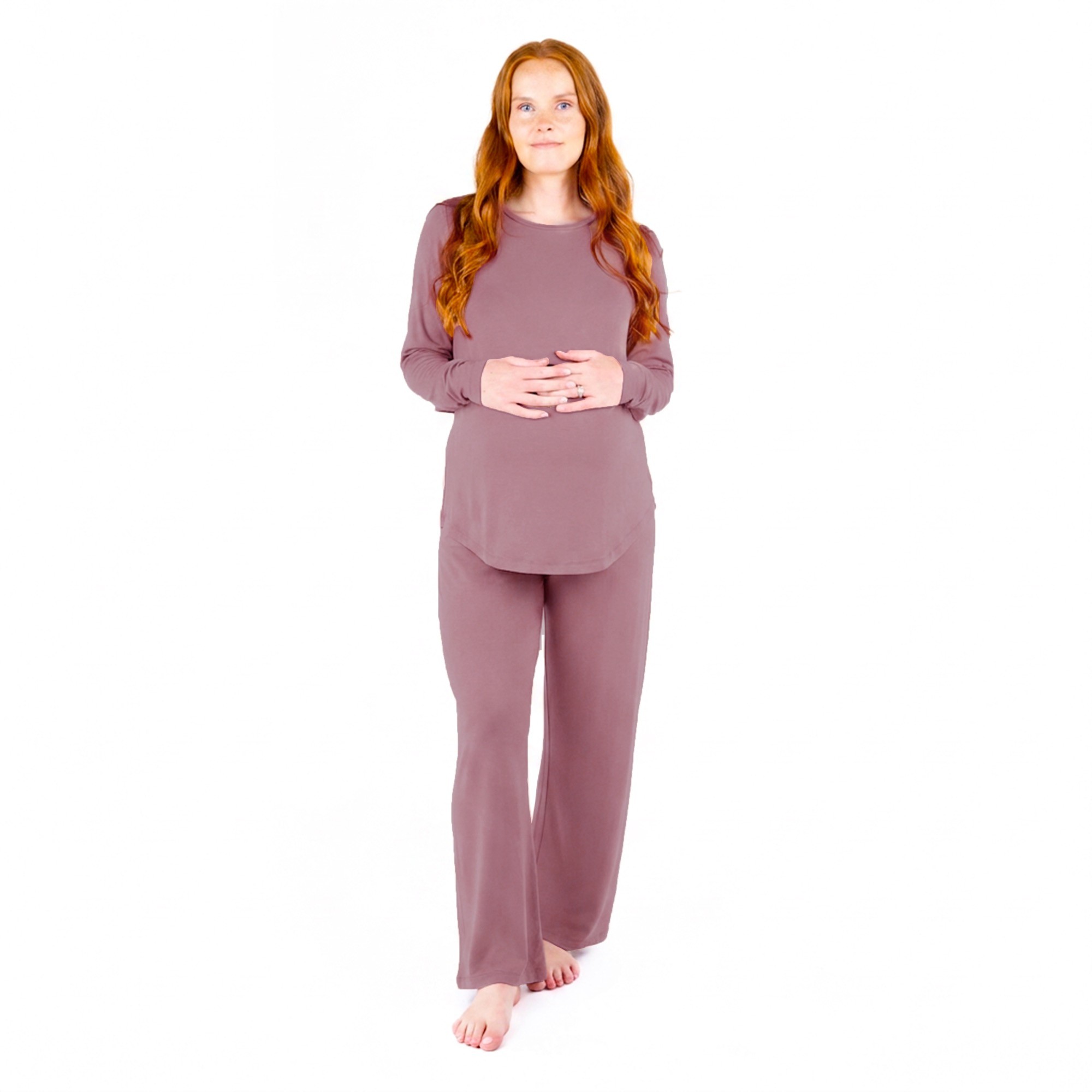 Blossom & Bloom Lottie Long Sleeve Pyjamas 2 Piece Set Twilight Size Large