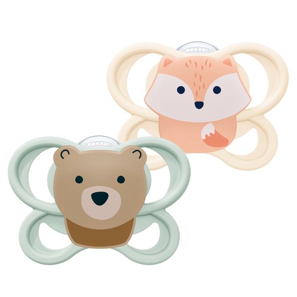 Nuk Perfect Match Air Soother Fox/Bear 0-6 Months
