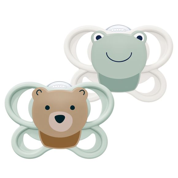 Nuk Perfect Match Air Soother Bear/Frog 0-6 Months