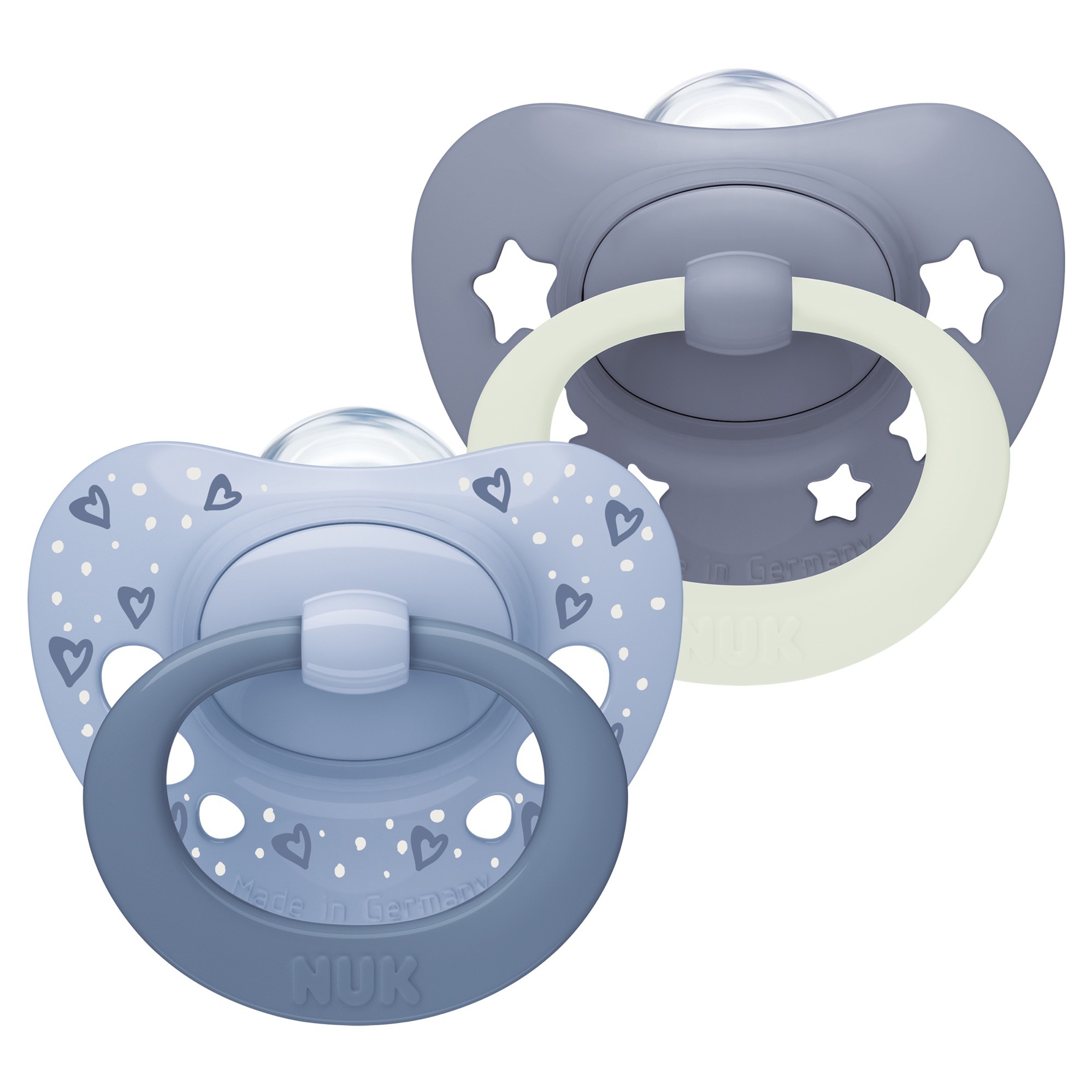 Nuk First Choice Day And Night Soother Blue 0-6 Months
