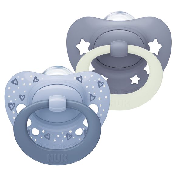 Nuk First Choice Day And Night Soother Blue 6-18 Months