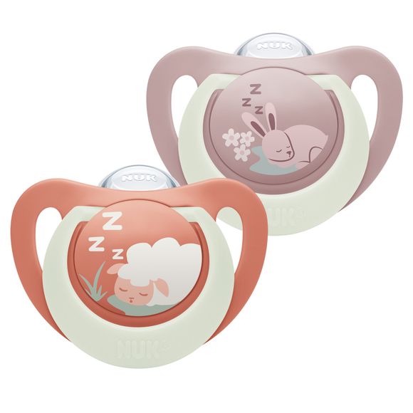 Nuk First Choice Night Soother Bunny/Sheep 18-36 Months