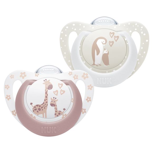 Nuk First Choice Soother Penguin/Giraffe 0-6 Months