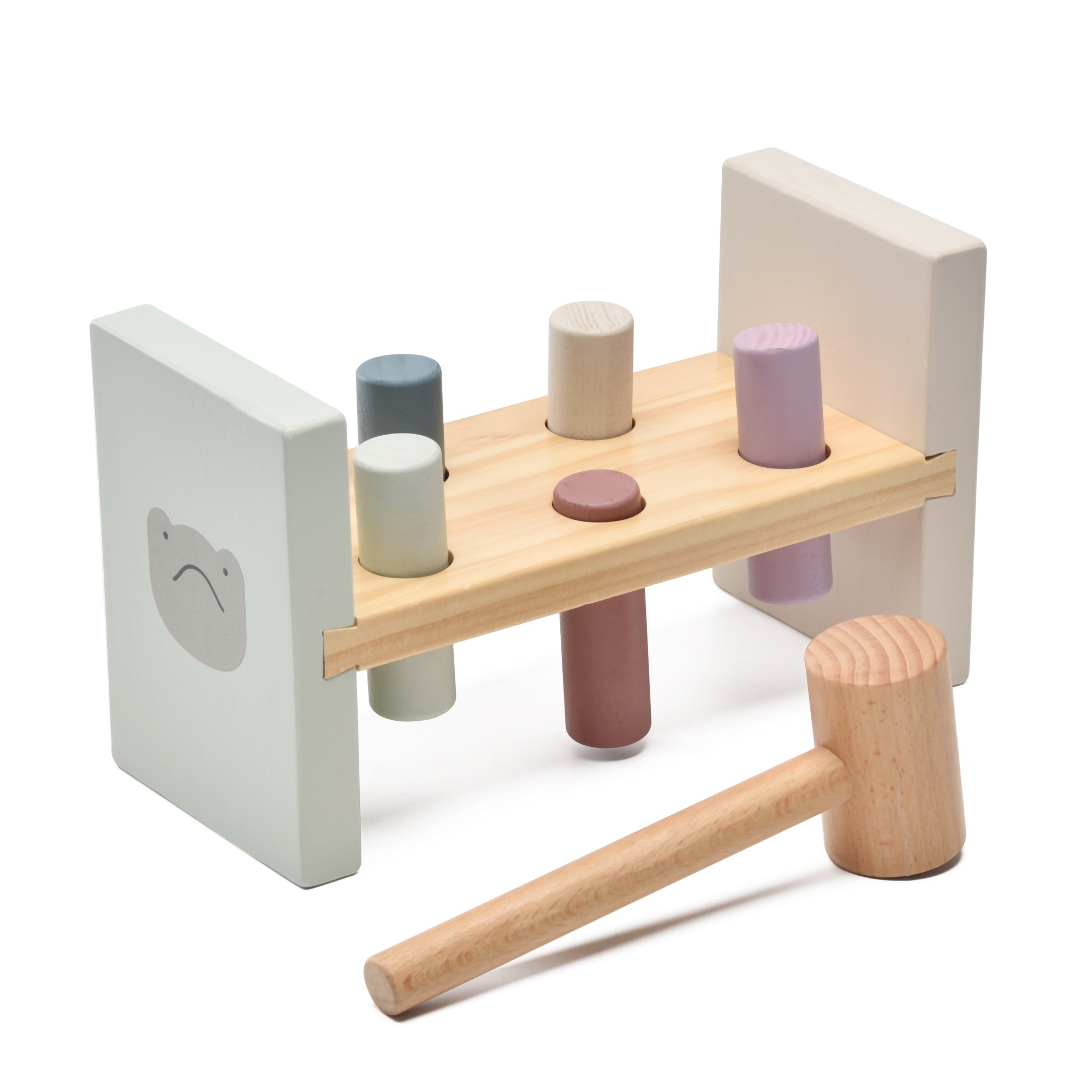 Little Rawr Wooden Hammer Bench