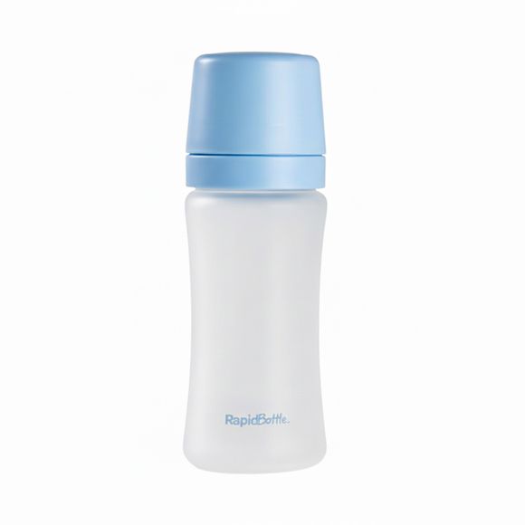 Nuby RapidBottle Glass Blue 270mL