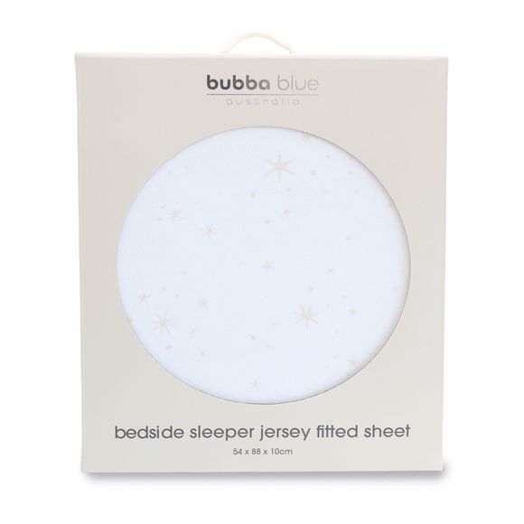 Bubba Blue Jersey Bedside Sleeper Fitted Sheet Twinkle Twinkle
