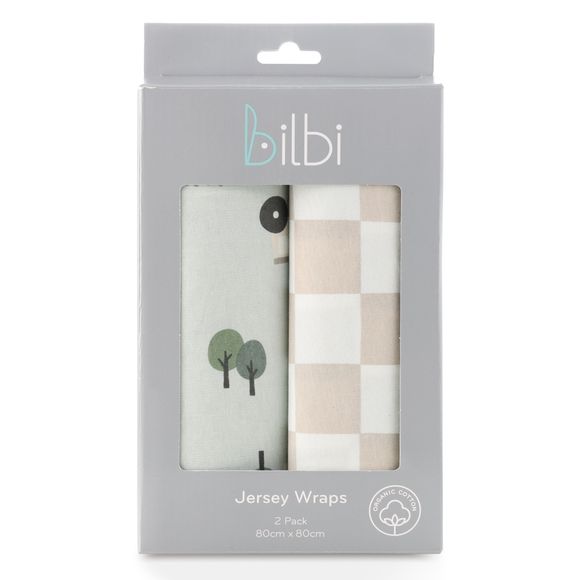 Bilbi Jersey Wraps 2 Pack Farmyard
