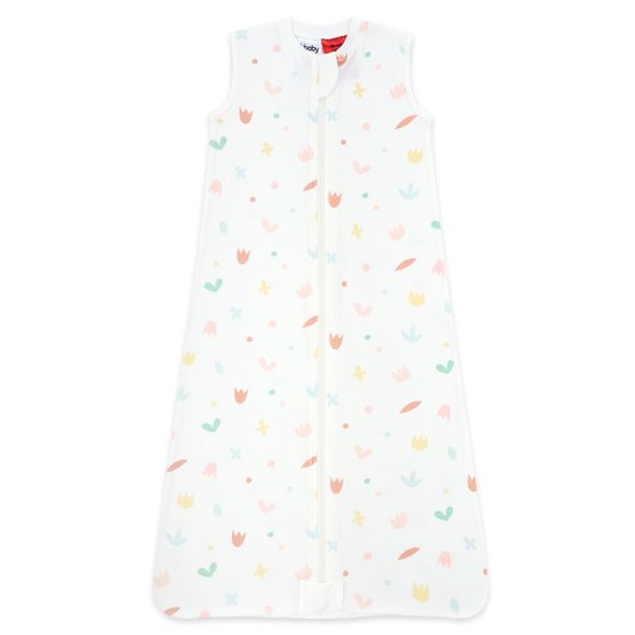 4baby Sleeveless Sleeping Bag 0.2 Tog Abstract Spring Size 12-24 Months