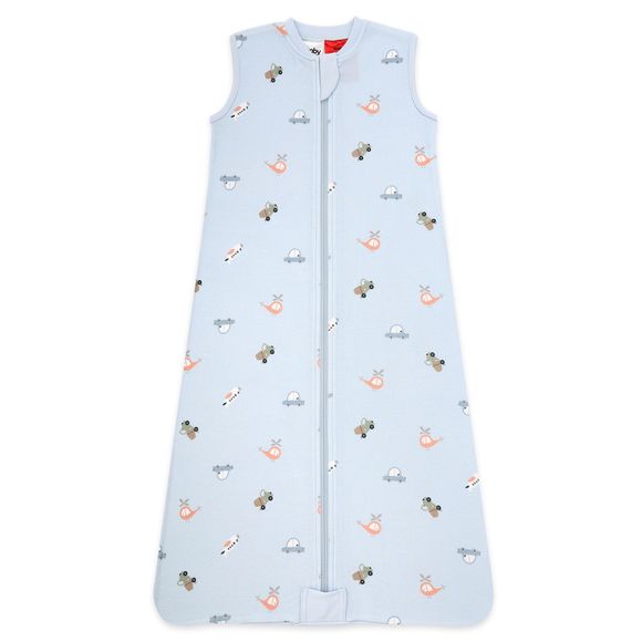 4baby Sleeveless Sleeping Bag 0.2 Tog Blue Transport Size 24-36 Months