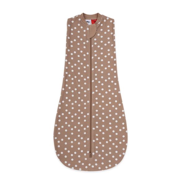 4baby Swaddle 1.0 Tog Choc Dots Size Newborn
