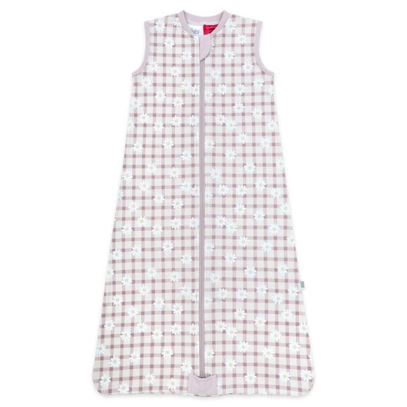 Bilbi Organic Sleeping Bag 0.2 Tog Check Dasiy Size 12-24 Months