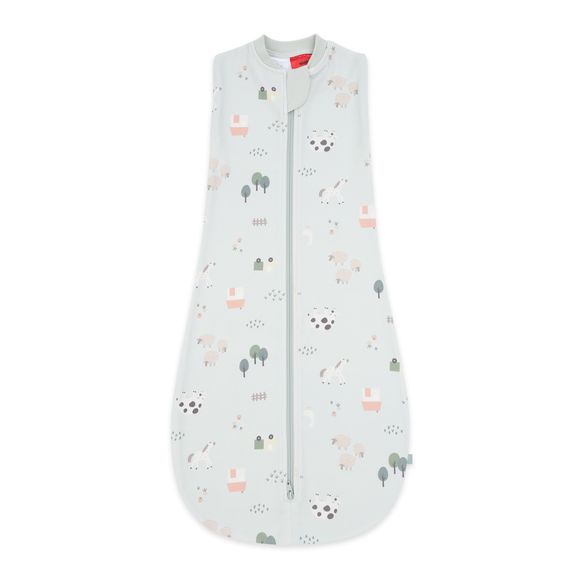 Bilbi Swaddle 1.0 Tog Sage Farmyard Size 3-6 Months