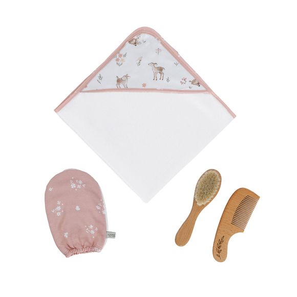 Living Textiles 4 Piece Bath Set Fawn Fables