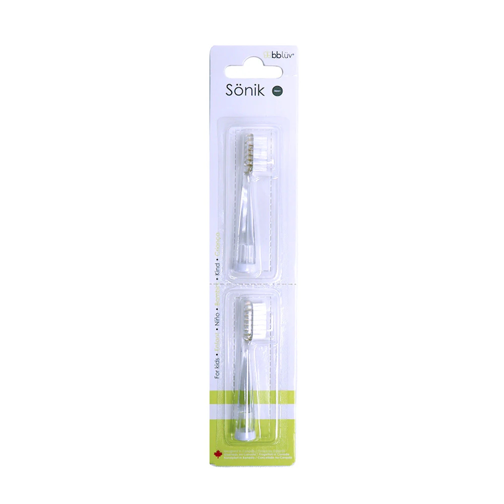 Bbluv Sonic Replacement Brush Heads 2 Pack 18+ Months