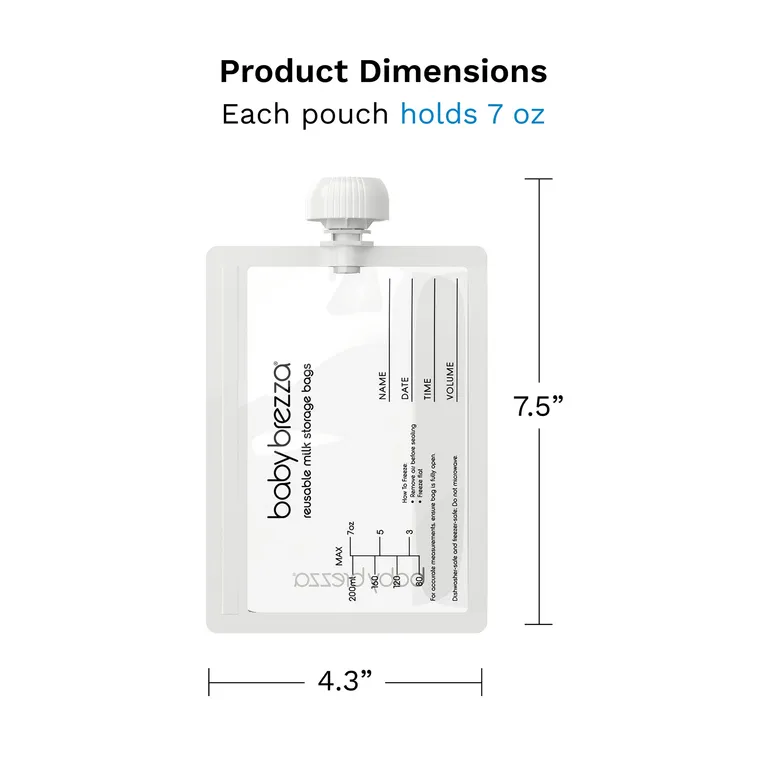 Baby Brezza Storage Bags White