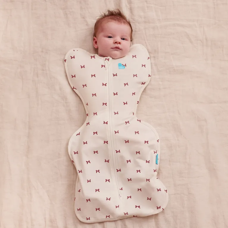 Love To Dream Swaddle Up 1.0 Tog Bows Cream Size Newborn