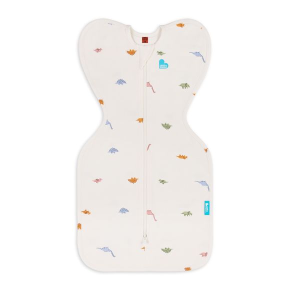 Love To Dream Swaddle Up 1.0 Tog Dino Snore Cream Size Newborn