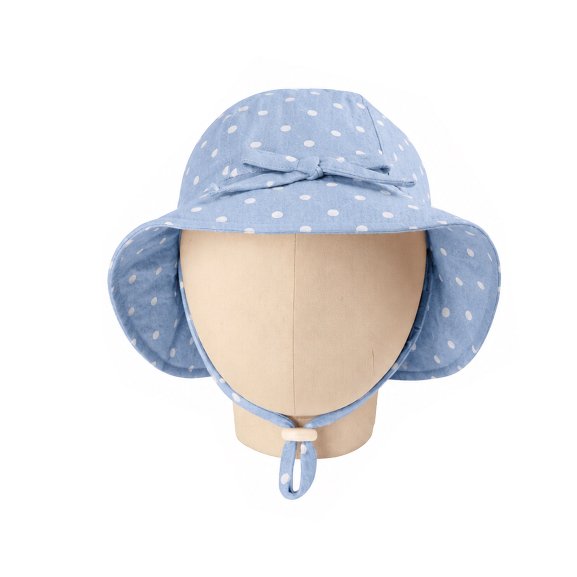 Bilbi Chambray Hat Cashmere Blue Size Medium