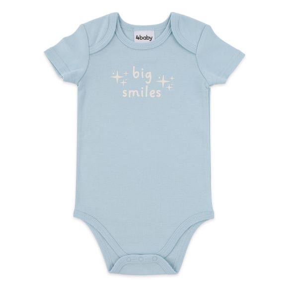 4baby Big Smiles Blue Bodysuit