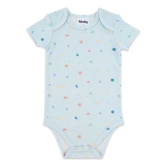 4baby Multi Stars Bodysuit Blue