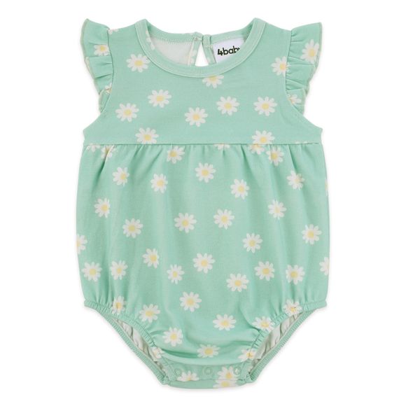 4Baby Daisy Bubble Bodysuit Green