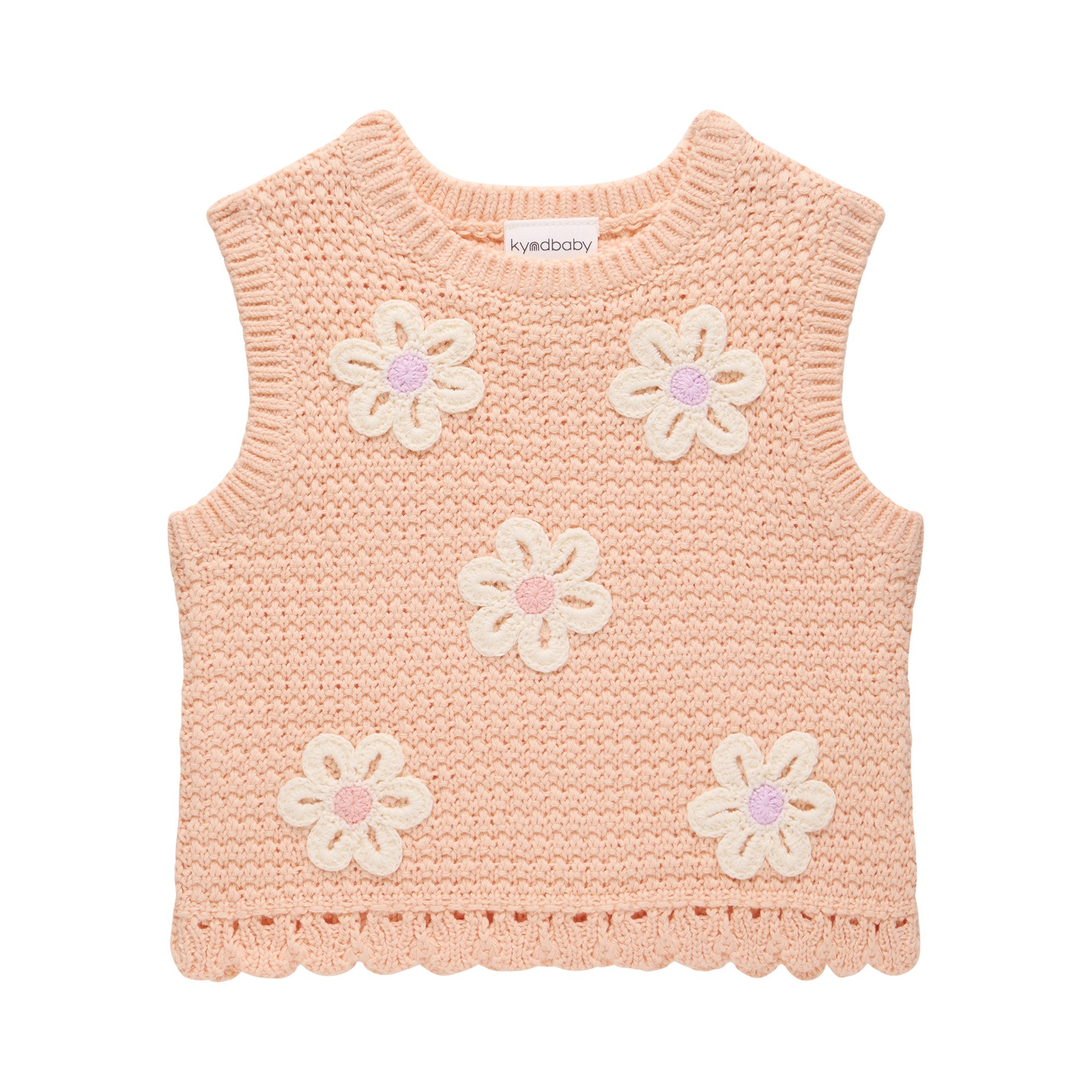 Kynd Baby Crochet Top Blooms Size 0