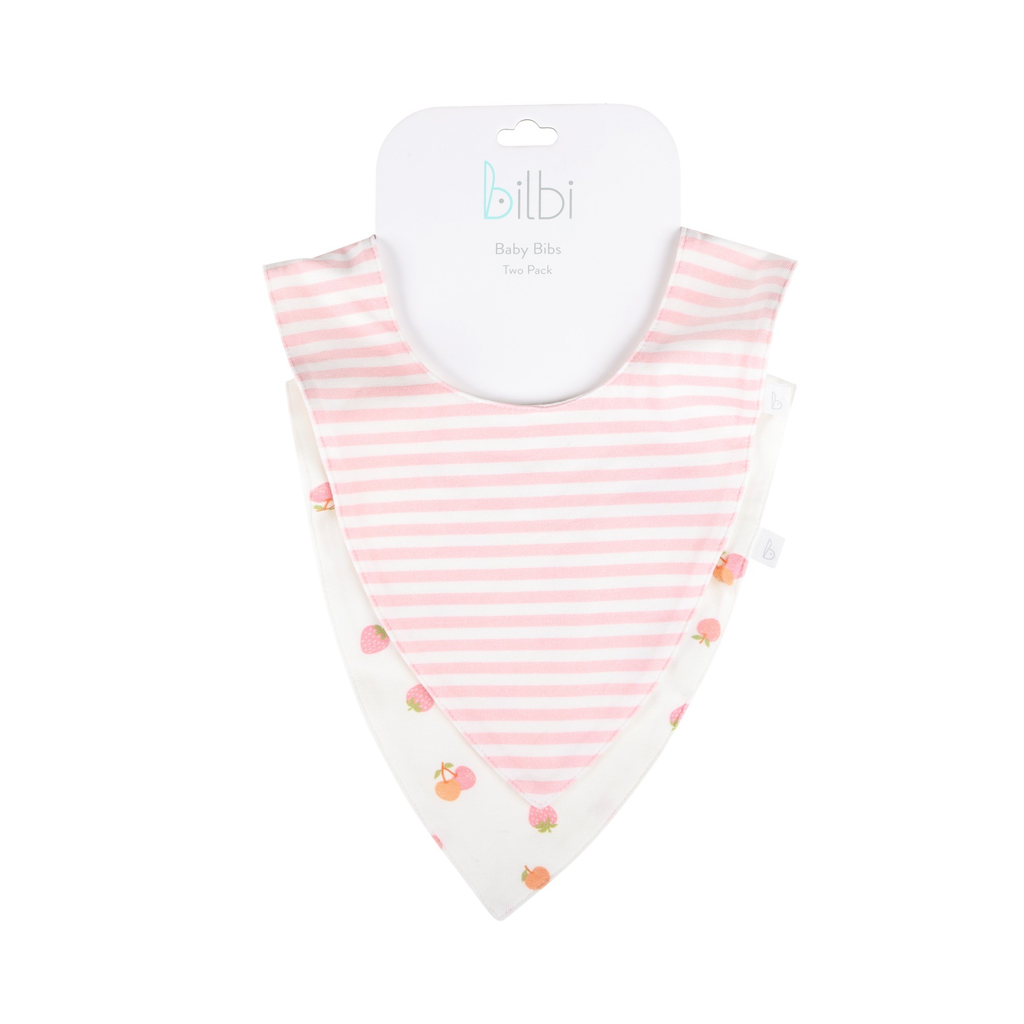Bilbi Dribble Bib Ivory 2 Pack One Size