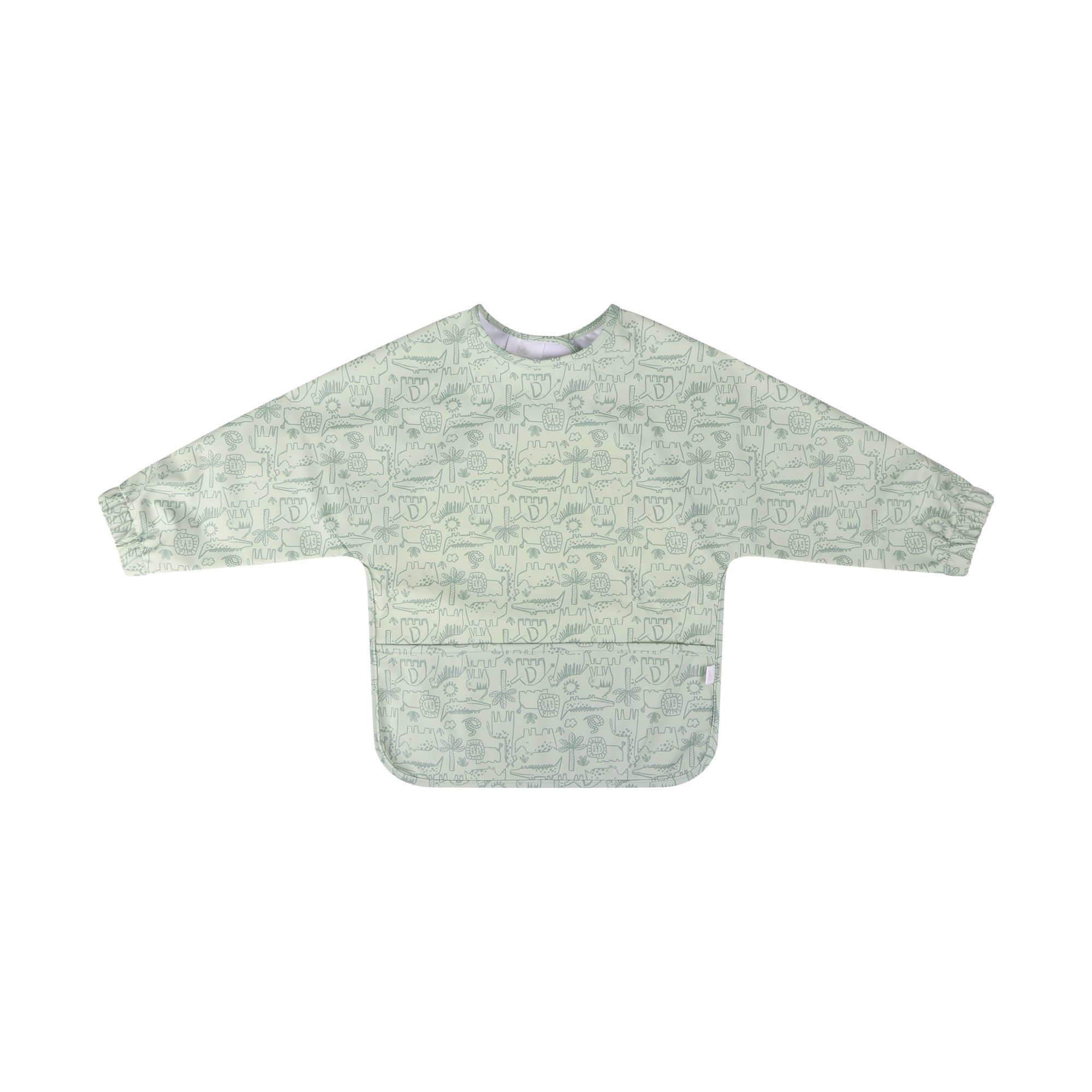 Bilbi Messy Bib Forest Sage One Size