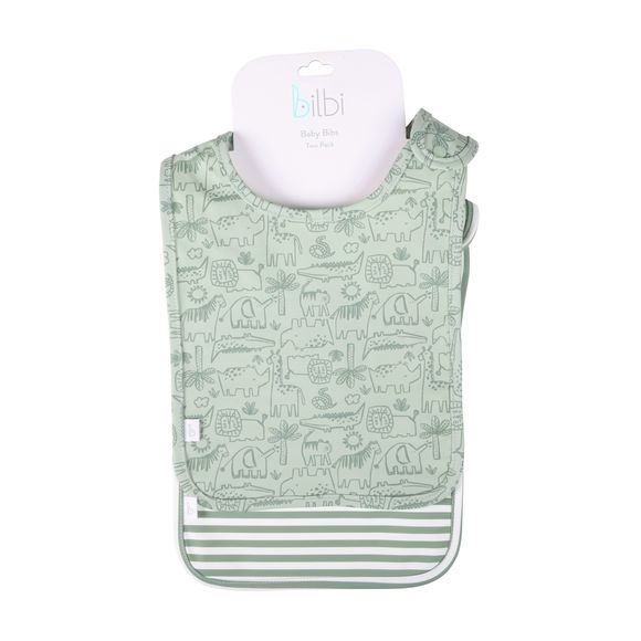 Bilbi Splash Bib Forest Sage One Size