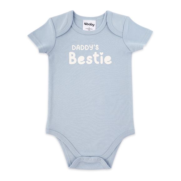 4Baby Daddys Bestie Bodysuit Blue