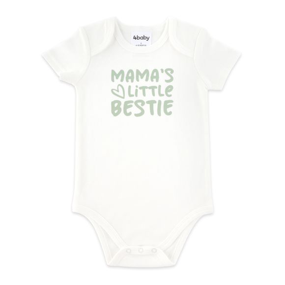 4Baby Mamas Little Bestie Bodysuit Sage