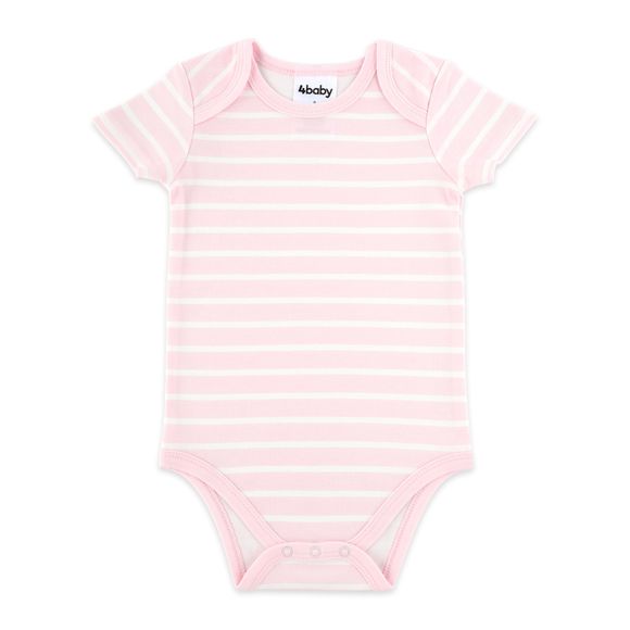 4Baby Stripe Bodysuit Pink