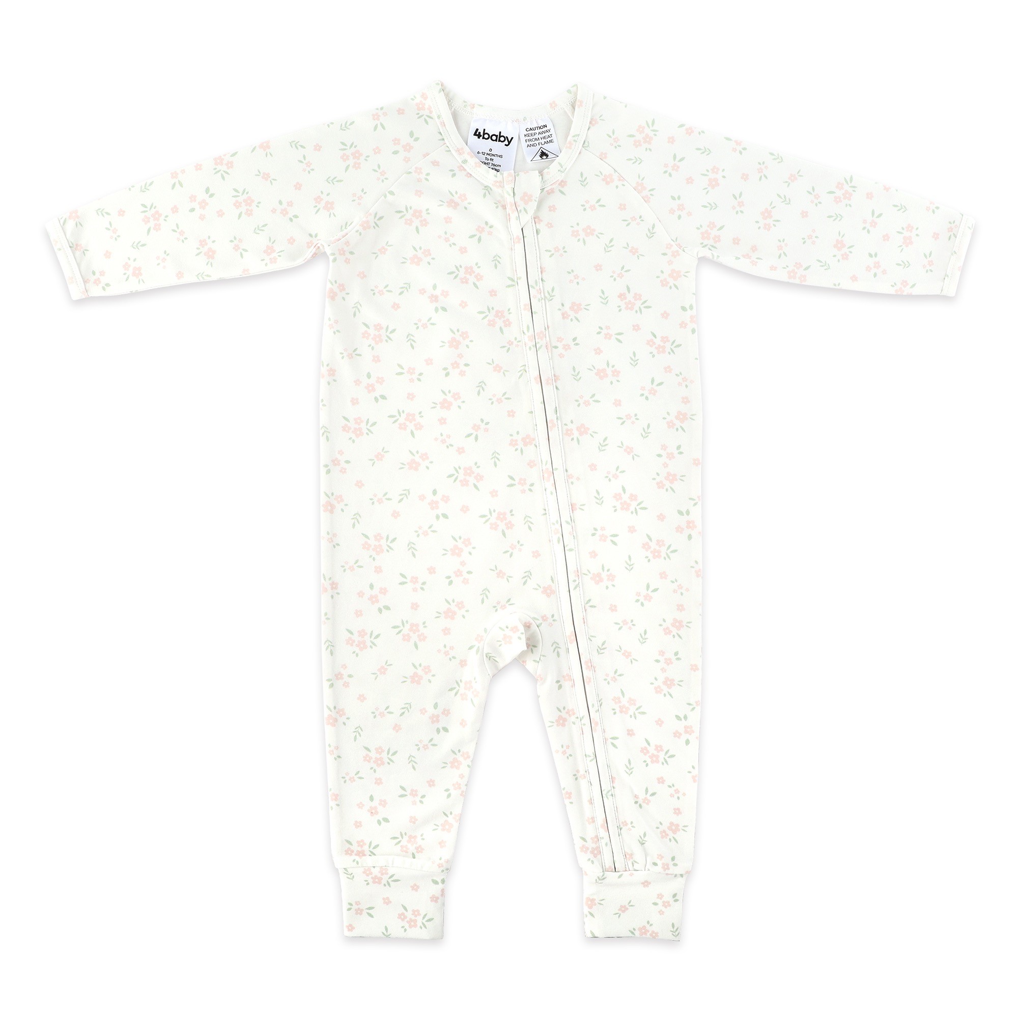 4Baby Heirloom Floral Coverall 0.2 Tog Size 0