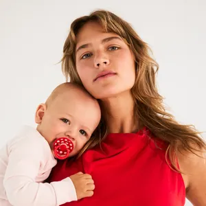Bibs Studio Polka S1 Blossom/Candy Apple