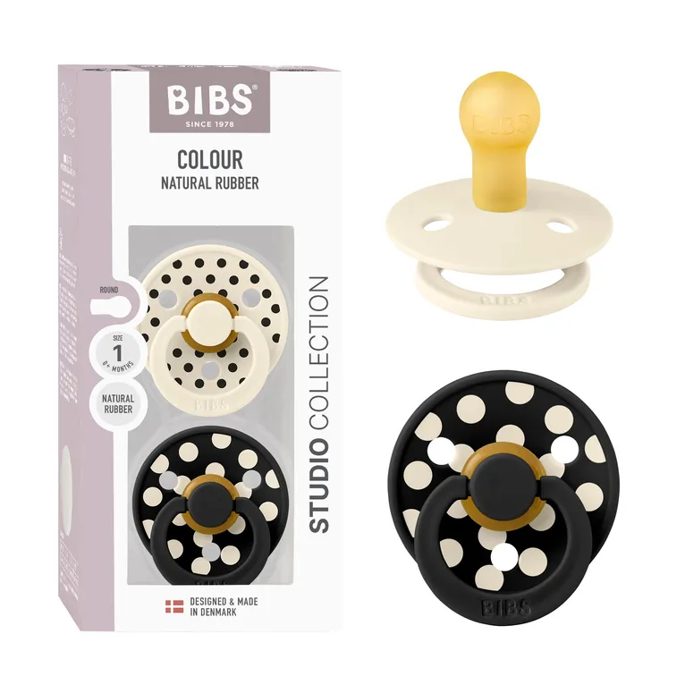 Bibs Studio Polka S1 Ivory/Black